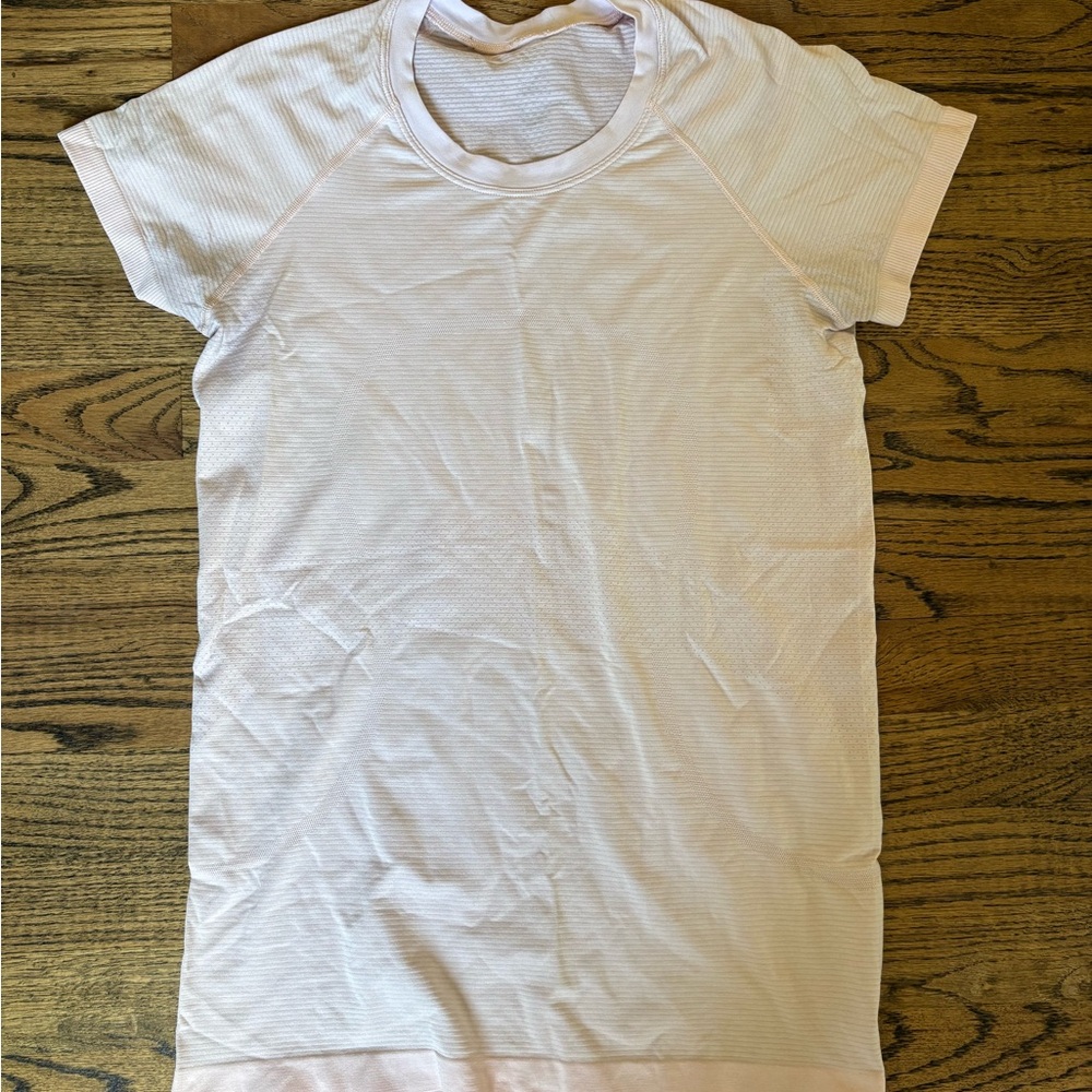 lululemon Light Pink Swiftly Top